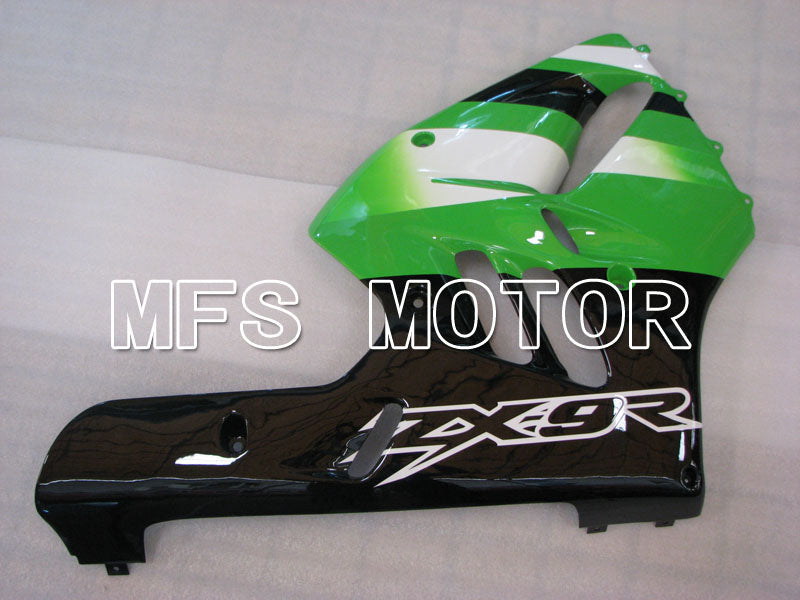 Kawasaki NINJA ZX9R 1994-1997 ABS Fairing - Factory Style - Black Green - MFS3888 - Fairings Kit