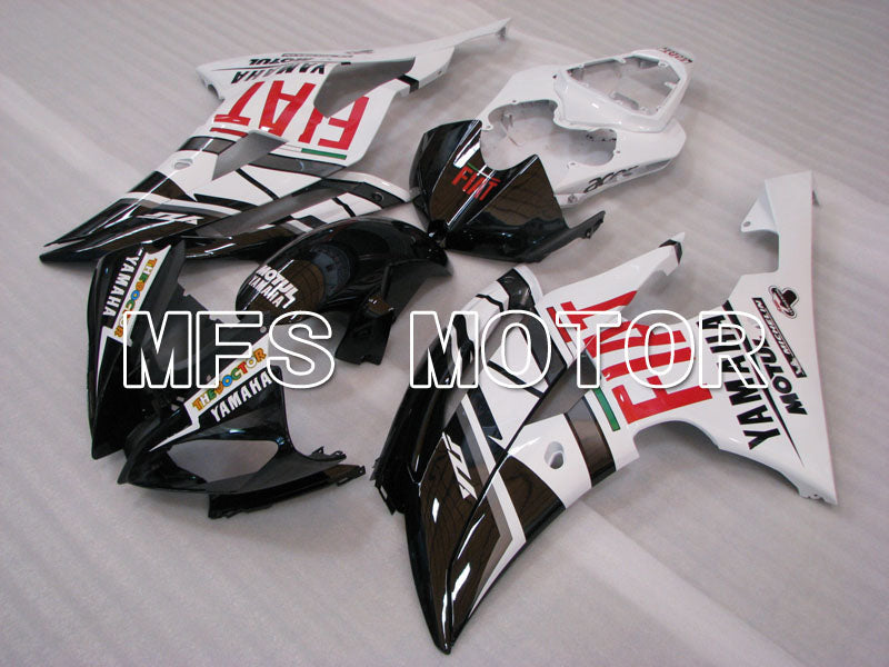 Yamaha YZF-R6 2008-2016 Injection ABS Fairing - FIAT - White Black - MFS3901 - Fairings Kit
