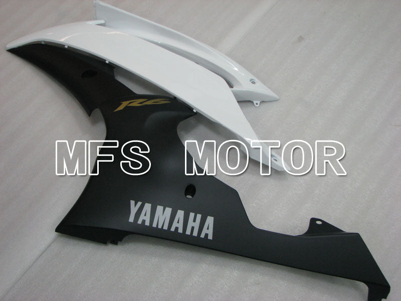 Yamaha YZF-R6 2008-2016 Injection ABS Fairing - Factory Style - Matte Black White - MFS3906 - Fairings Kit