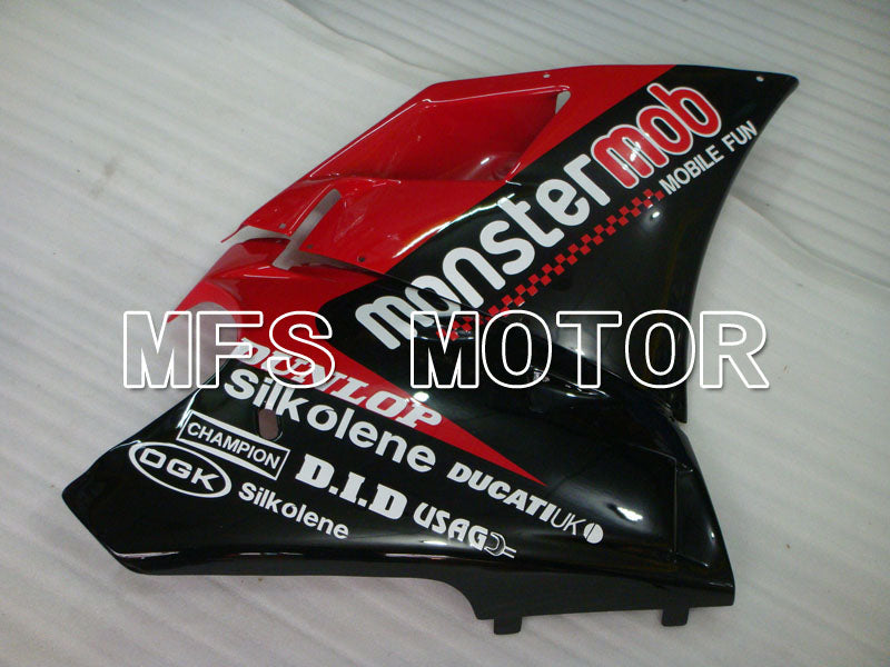 Ducati 748 / 998 / 996 1994-2002 Injection ABS Fairing - Monstermob - Black Red wine color - MFS3920 - Fairings Kit