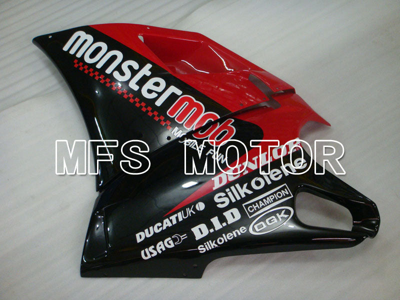 Ducati 748 / 998 / 996 1994-2002 Injection ABS Fairing - Monstermob - Black Red wine color - MFS3920 - Fairings Kit