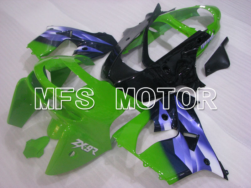 Kawasaki NINJA ZX9R 1998-1999 ABS Fairing - Factory Style - Purple Green Black - MFS3926 - Fairings Kit