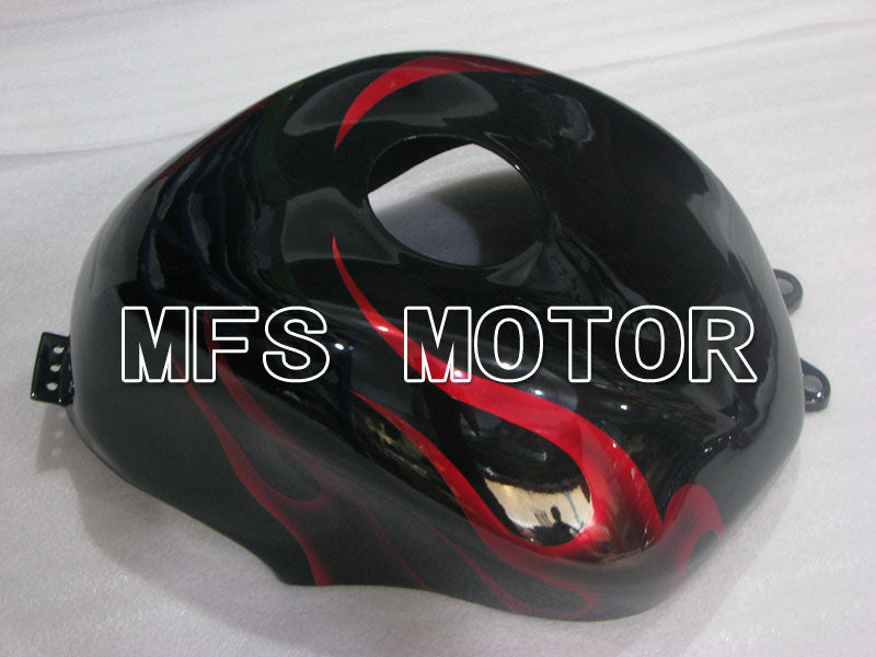 Kawasaki NINJA ZX10R 2004-2005 Injection ABS Fairing - Flame - Black Red - MFS3961 - Fairings Kit