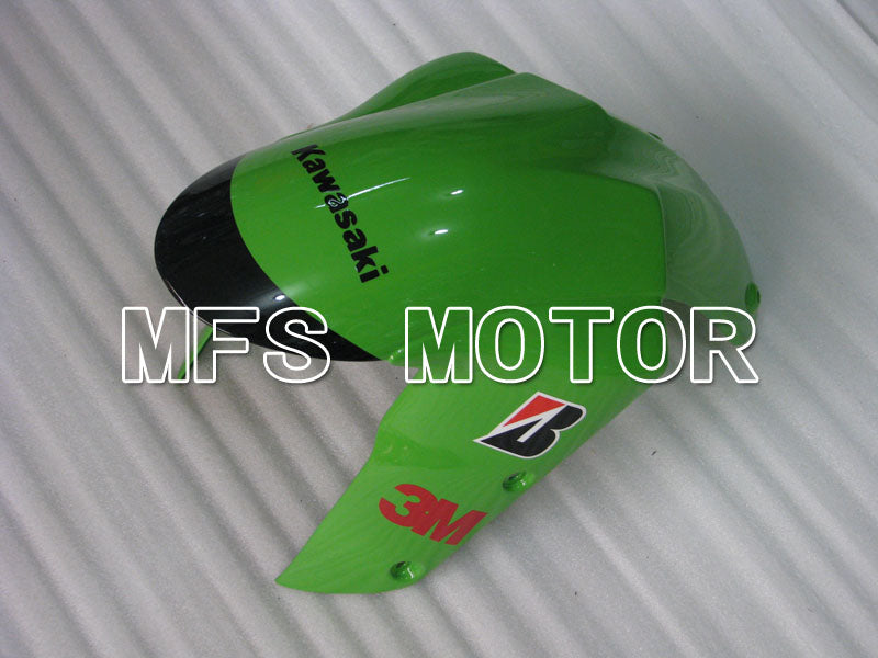 Kawasaki NINJA ZX10R 2004-2005 Injection ABS Fairing - Monster - Black Green - MFS3967 - Fairings Kit