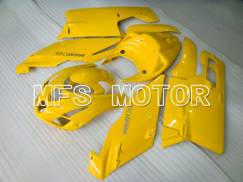 Ducati 749 / 999 2003-2004 Injection ABS Fairing - Factory Style - Yellow - MFS4004 - Fairings Kit