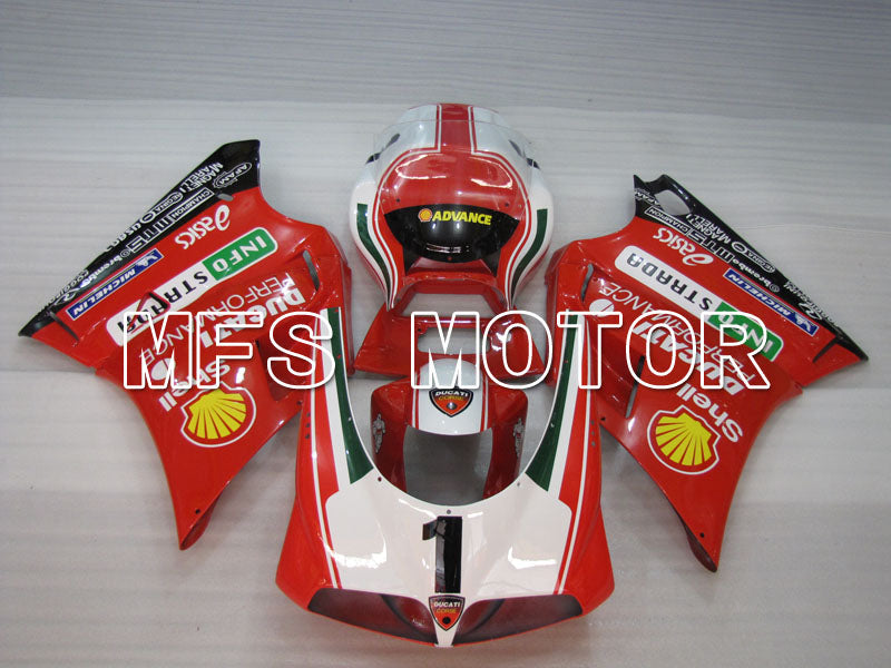 Ducati 916 1994-1998 Injection ABS Fairing - INFO STRADA - Red - MFS4010 - Fairings Kit