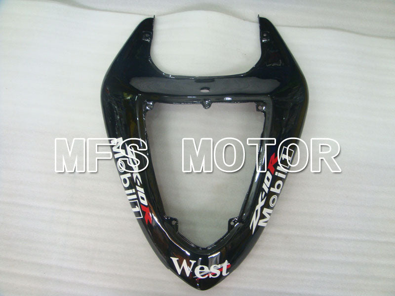 Kawasaki NINJA ZX10R 2006-2007 Injection ABS Fairing - West - Black White - MFS4012 - Fairings Kit