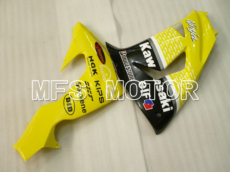 Kawasaki NINJA ZX10R 2006-2007 Injection ABS Fairing - Factory Style - Black Yellow - MFS4017 - Fairings Kit