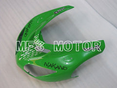 Kawasaki NINJA ZX10R 2006-2007 Injection ABS Fairing - Factory Style - Black Green - MFS4022 - Fairings Kit