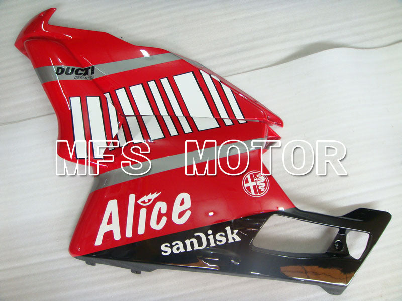 Ducati 749 / 999 2005-2006 Injection ABS Fairing - Alice - Red White - MFS4042 - Fairings Kit