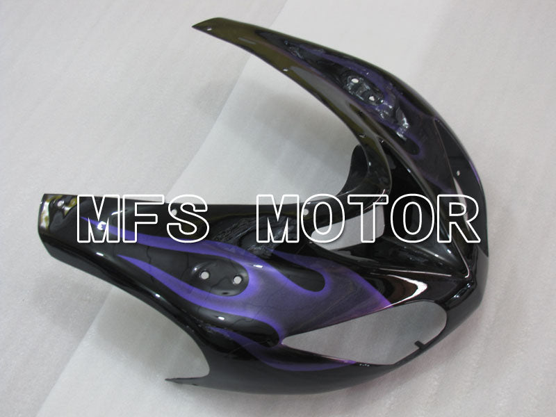 Kawasaki NINJA ZX10R 2006-2007 Injection ABS Fairing - Flame - Black Purple - MFS4027 - Fairings Kit