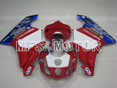 Ducati 749 / 999 2003-2004 Injection ABS Fairing - Others - Red wine color White - MFS4028 - Fairings Kit