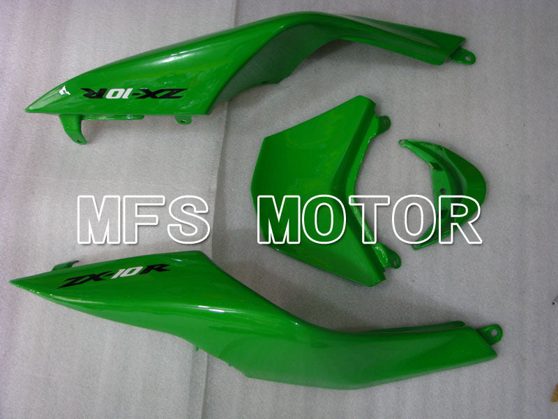 Kawasaki NINJA ZX10R 2008-2010 Injection ABS Fairing - Factory Style - Black Green - MFS4041 - Fairings Kit