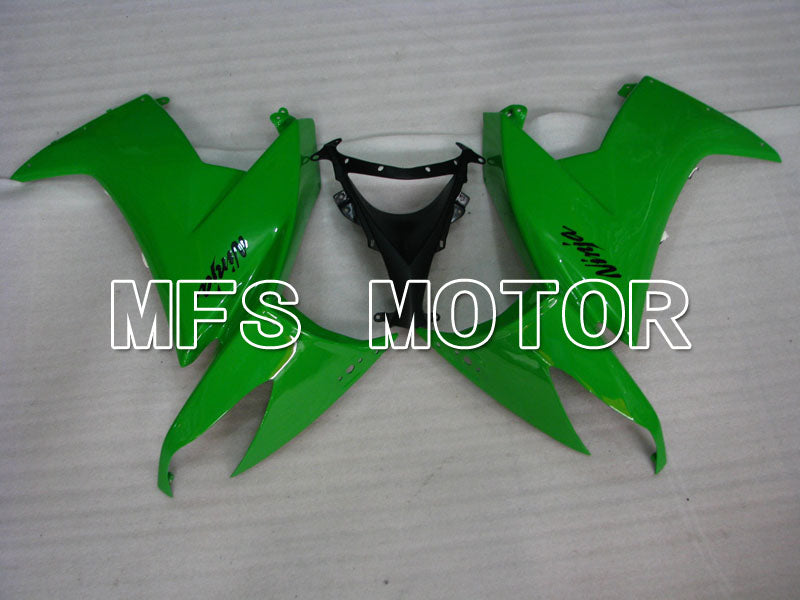 Kawasaki NINJA ZX10R 2008-2010 Injection ABS Fairing - Factory Style - Black Green - MFS4041 - Fairings Kit