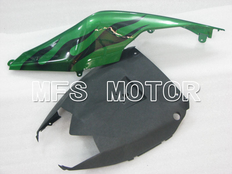Kawasaki NINJA ZX10R 2008-2010 Injection ABS Fairing - Flame - Black Green - MFS4052 - Fairings Kit