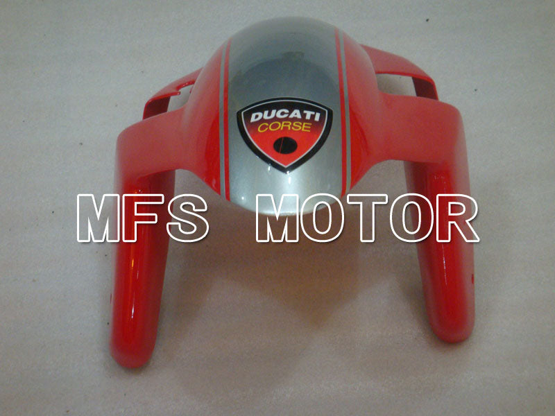 Ducati 749 / 999 2005-2006 Injection ABS Fairing - Factory Style - Red Silver - MFS4054 - Fairings Kit