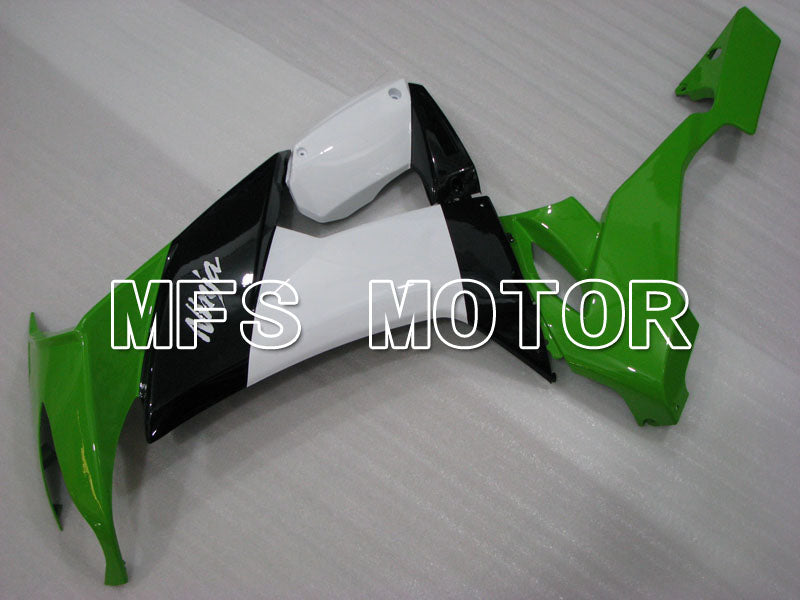 Kawasaki NINJA ZX10R 2008-2010 Injection ABS Fairing - Factory Style - Black Green White - MFS4055 - Fairings Kit