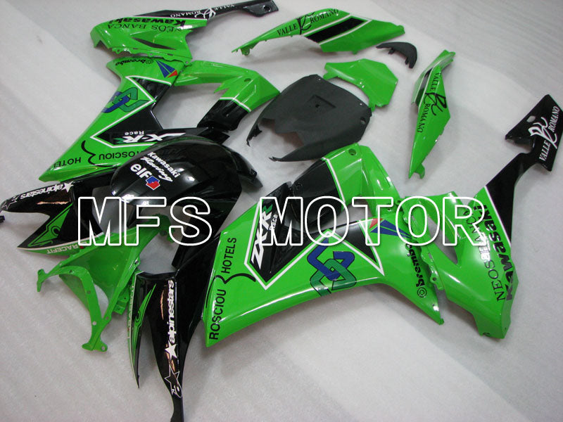 Kawasaki NINJA ZX10R 2008-2010 Injection ABS Fairing - Others - Black Green - MFS4068 - Fairings Kit