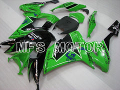 Kawasaki NINJA ZX10R 2008-2010 Injection ABS Fairing - Others - Black Green - MFS4068 - Fairings Kit