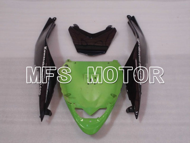 Kawasaki NINJA ZX10R 2008-2010 Injection ABS Fairing - Monster - Black Green - MFS4070 - Fairings Kit