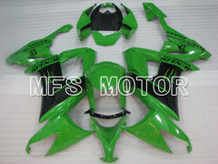 Kawasaki NINJA ZX10R 2008-2010 Injection ABS Fairing - Monster - Black Green - MFS4078 - Fairings Kit
