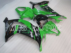 Kawasaki NINJA ZX10R 2011-2015 Injection ABS Fairing - Monster - Black Green - MFS4087 - Fairings Kit