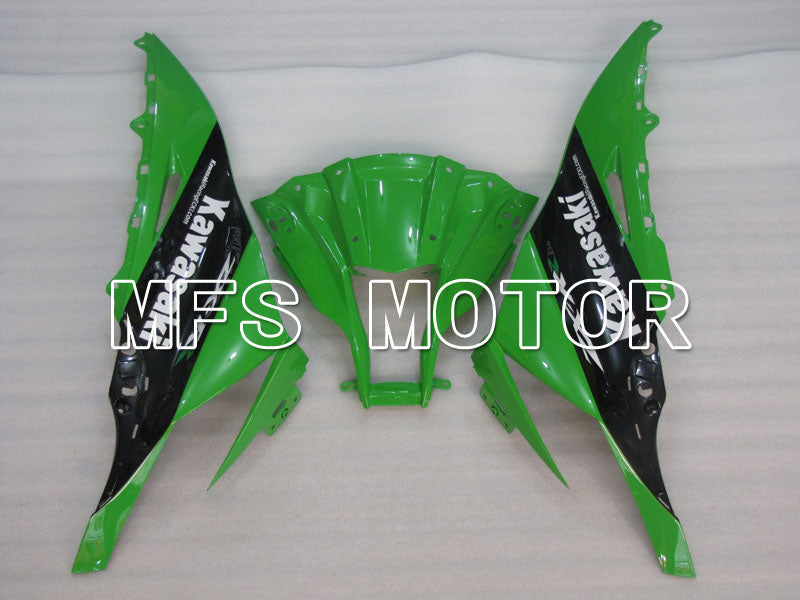 Kawasaki NINJA ZX10R 2011-2015 Injection ABS Fairing - Monster - Black Green - MFS4087 - Fairings Kit