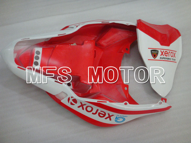 Ducati 848 / 1098 / 1198 2007-2011 Injection ABS Fairing - Xerox - Red White - MFS4099 - Fairings Kit