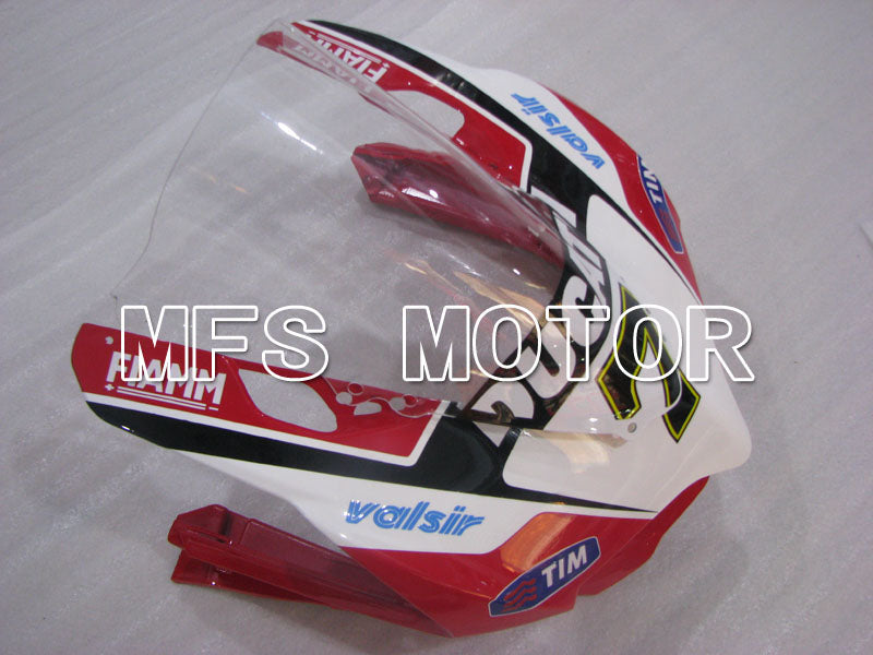 Ducati 1199 2011-2014 Injection ABS Fairing - FIAMM - Red White - MFS4100 - Fairings Kit