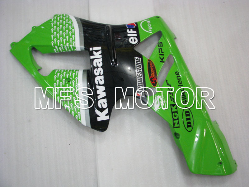 Kawasaki NINJA ZX12R 2002-2005 Injection ABS Fairing - Factory Style - Black Green - MFS4112 - Fairings Kit