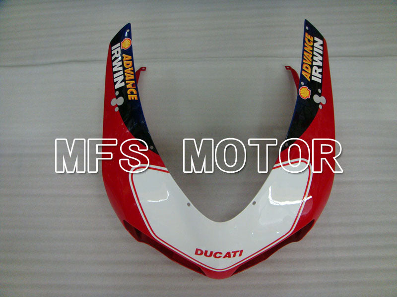 Ducati 848 / 1098 / 1198 2007-2011 Injection ABS Fairing - INFO STRADA - Red White - MFS4123 - Fairings Kit