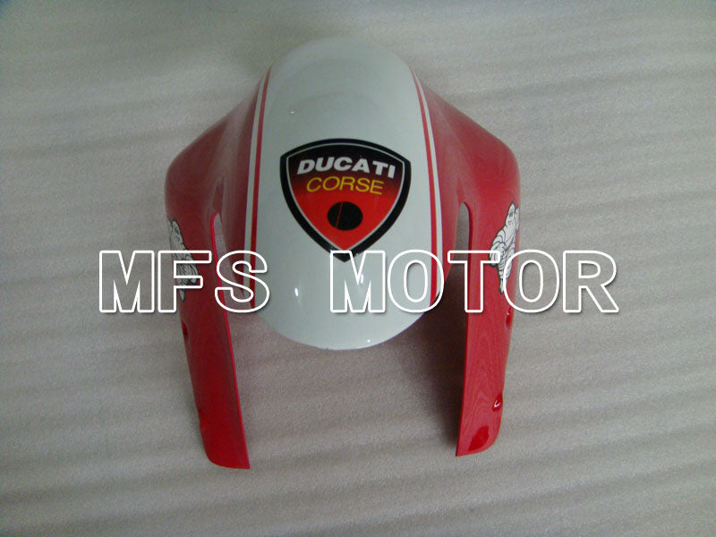 Ducati 848 / 1098 / 1198 2007-2011 Injection ABS Fairing - INFO STRADA - Red White - MFS4123 - Fairings Kit