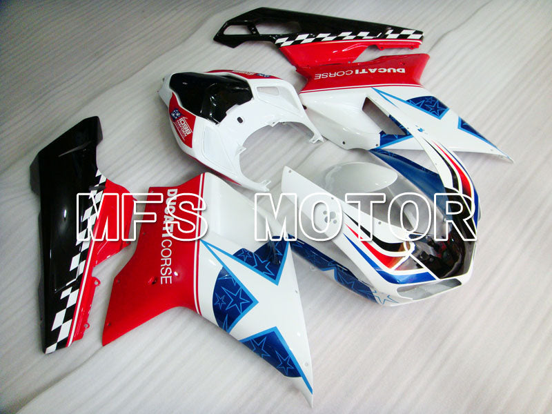 Ducati 848 / 1098 / 1198 2007-2011 Injection ABS Fairing - Others - Red White - MFS4126 - Fairings Kit