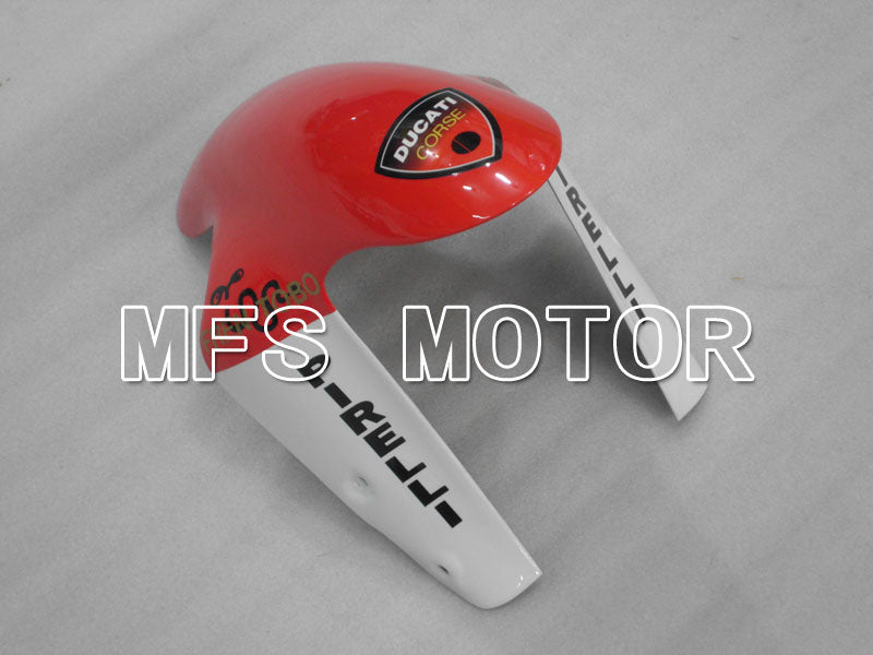 Ducati 848 / 1098 / 1198 2007-2011 Injection ABS Fairing - Unibat - Pink White - MFS4130 - Fairings Kit