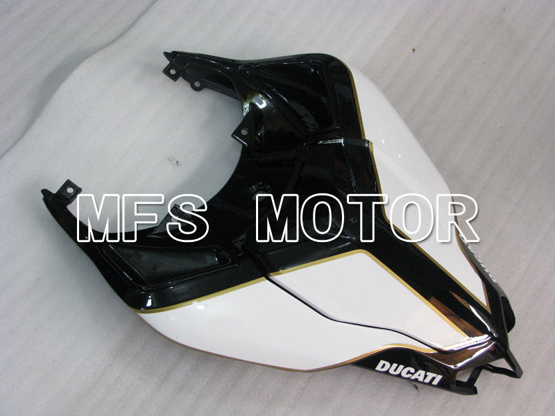 Ducati 848 / 1098 / 1198 2007-2011 Injection ABS Fairing - Factory Style - Black White - MFS4142 - Fairings Kit