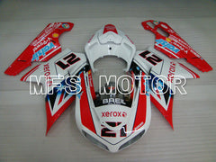 Ducati 848 / 1098 / 1198 2007-2011 Injection ABS Fairing - Xerox - Red White - MFS4146 - Fairings Kit