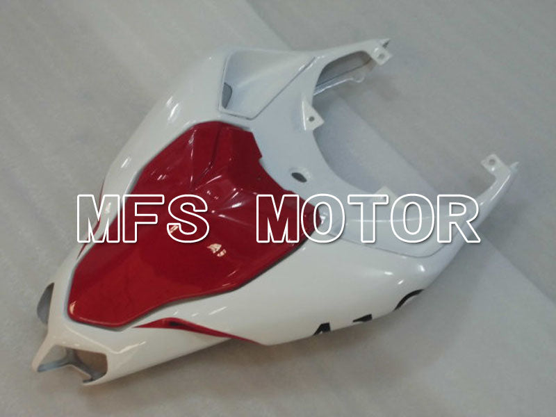 Ducati 848 / 1098 / 1198 2007-2011 Injection ABS Fairing - Factory Style - Red wine color White - MFS4148 - Fairings Kit