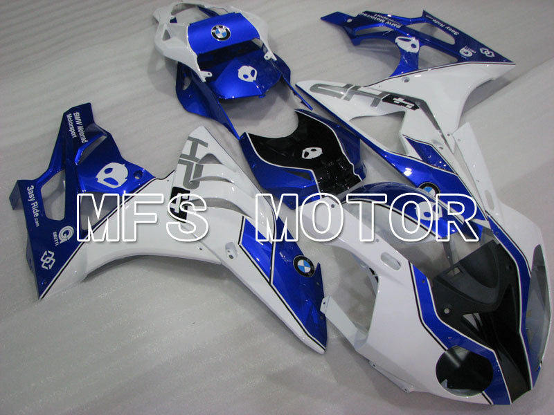 BMW S1000RR 2009-2014 Injection ABS Fairing - Factory Style - White Blue - MFS4155 - Fairings Kit
