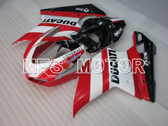 Ducati 848 / 1098 / 1198 2007-2011 Injection ABS Fairing - Factory Style - Red White - MFS4159 - Fairings Kit