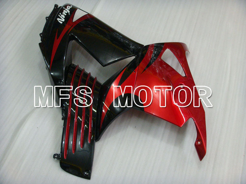 Kawasaki NINJA ZX14R 2006-2011 Injection ABS Fairing - Factory Style - Black Red wine color - MFS4161 - Fairings Kit