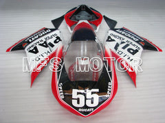 Ducati 848 / 1098 / 1198 2007-2011 Injection ABS Fairing - Others - Black White - MFS4167 - Fairings Kit