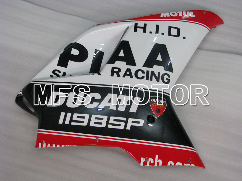 Ducati 848 / 1098 / 1198 2007-2011 Injection ABS Fairing - Others - Black White - MFS4167 - Fairings Kit