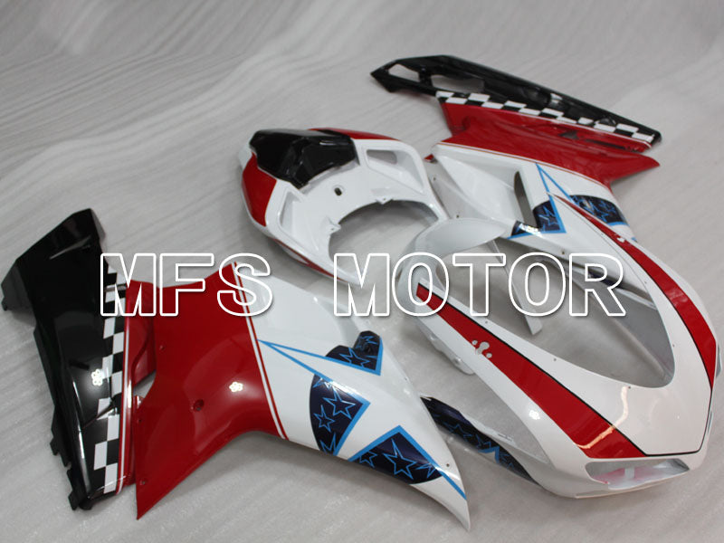 Ducati 848 / 1098 / 1198 2007-2011 Injection ABS Fairing - Others - Red White - MFS4178 - Fairings Kit