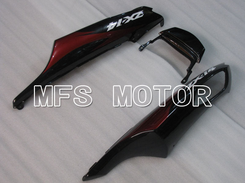 Kawasaki NINJA ZX14R 2006-2011 Injection ABS Fairing - Factory Style - Black Red wine color - MFS4181 - Fairings Kit