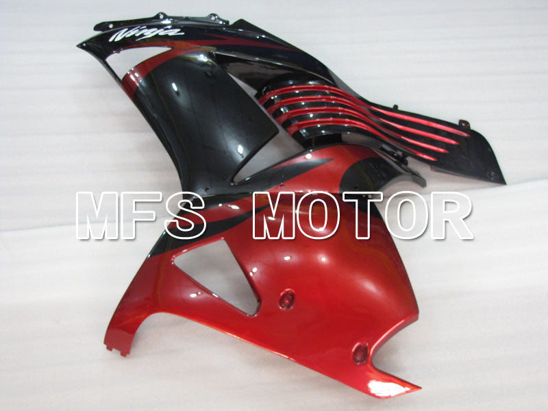 Kawasaki NINJA ZX14R 2006-2011 Injection ABS Fairing - Factory Style - Black Red wine color - MFS4181 - Fairings Kit