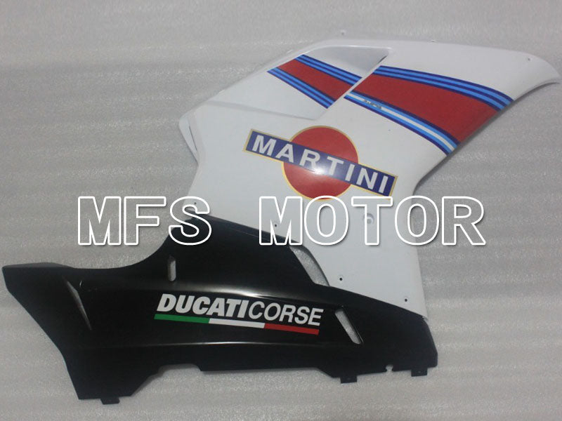 Ducati 848 / 1098 / 1198 2007-2011 Injection ABS Fairing - MARTINI - Black White - MFS4184 - Fairings Kit