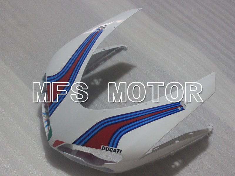 Ducati 848 / 1098 / 1198 2007-2011 Injection ABS Fairing - MARTINI - Black White - MFS4184 - Fairings Kit