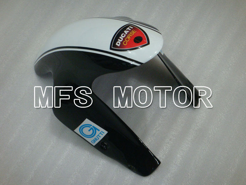Ducati 848 / 1098 / 1198 2007-2011 Injection ABS Fairing - Xerox - Black White - MFS4187 - Fairings Kit