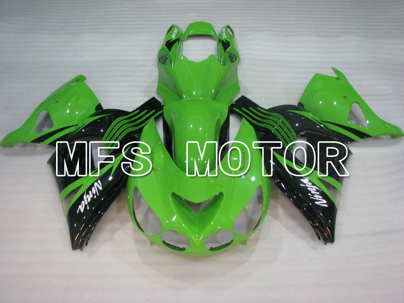Kawasaki NINJA ZX14R 2006-2011 Injection ABS Fairing - Factory Style - Black Green - MFS4189 - Fairings Kit