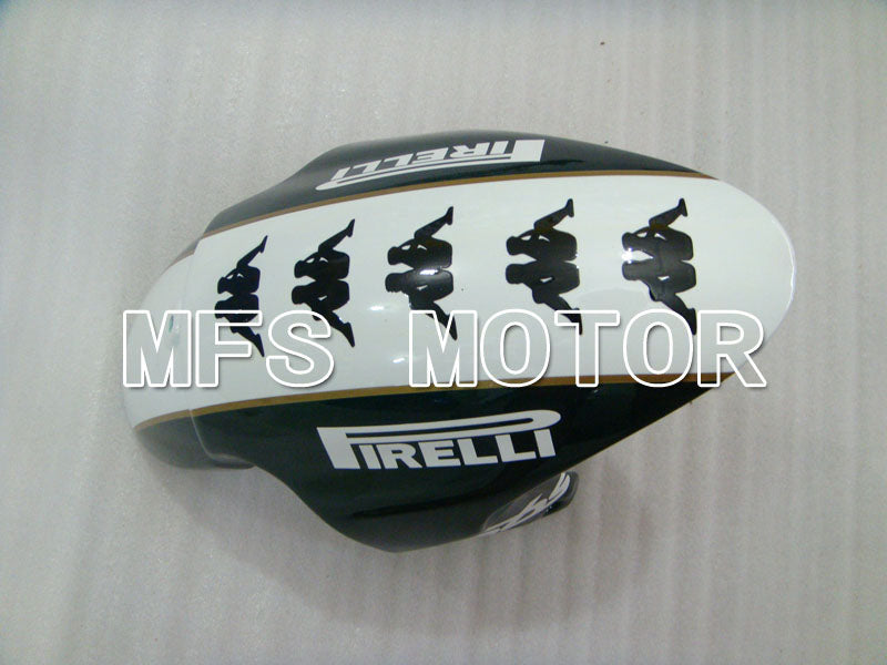 Triumph Daytona 675 2006-2008 Injection ABS Fairing - parkingo - Black White - MFS4191 - Fairings Kit